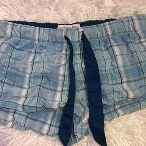 Striped sleepwear shorts
